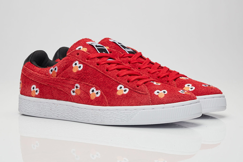 PUMA x Sesame Street suede and Basket crep kicks 